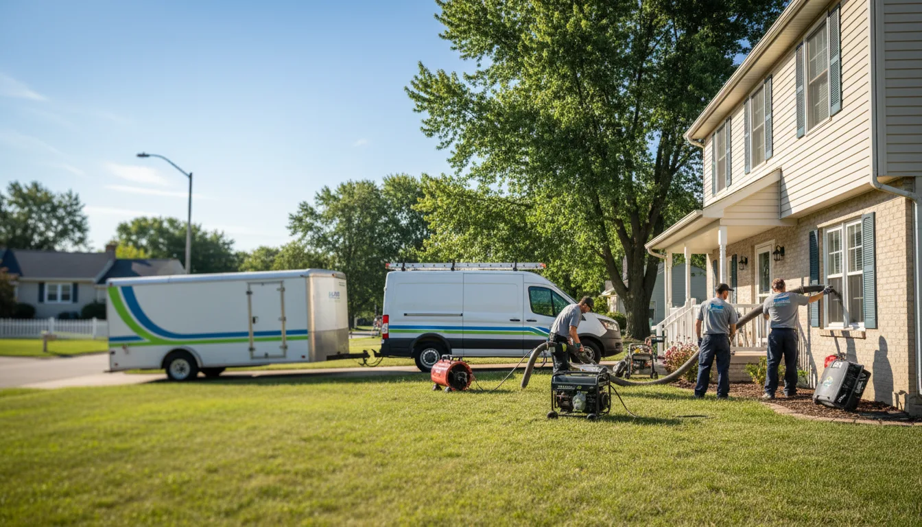 Flooded Basement Restoration And Cleanup With Repair in Whipple, OH near me
